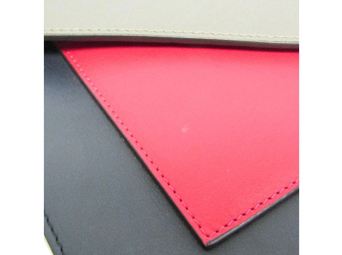 Céline Borsa a tracolla Celine Chain 175383UNA.25FH Marrone Nero Rosso - vista 10