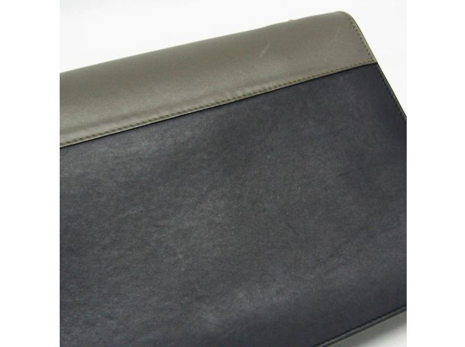 Céline Borsa a tracolla Celine Chain 175383UNA.25FH Marrone Nero Rosso - vista 11