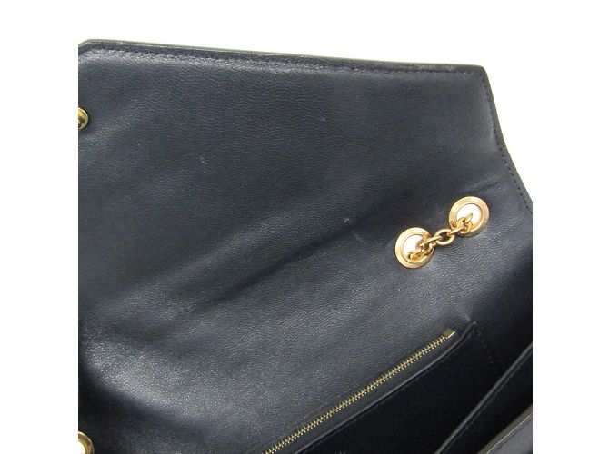 Céline Borsa a tracolla Celine Chain 175383UNA.25FH Marrone Nero Rosso - vista 15