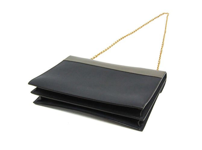 Céline Borsa a tracolla Celine Chain 175383UNA.25FH Marrone Nero Rosso - vista 2