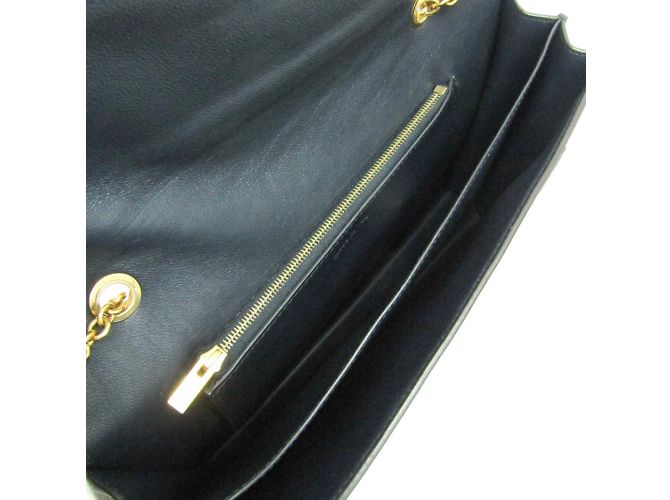 Céline Borsa a tracolla Celine Chain 175383UNA.25FH Marrone Nero Rosso - vista 3