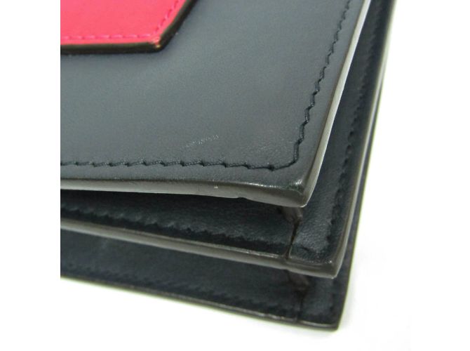 Céline Borsa a tracolla Celine Chain 175383UNA.25FH Marrone Nero Rosso - vista 6