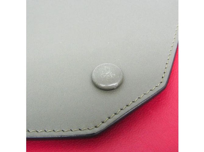Céline Borsa a tracolla Celine Chain 175383UNA.25FH Marrone Nero Rosso - vista 9
