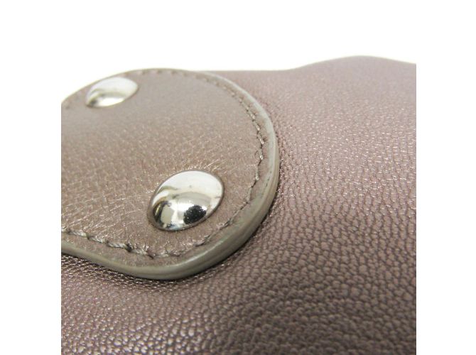 Borsa a spalla in pelle Gancini da donna di Salvatore Ferragamo Argento - vista 7