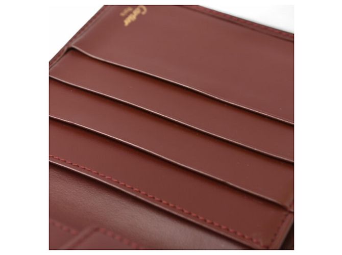 Billetera bi-fold Cartier en Burdeos - vista 12