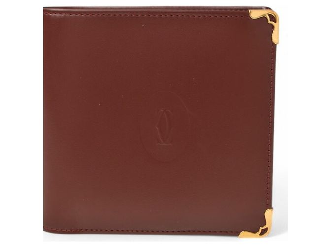 Billetera bi-fold Cartier en Burdeos - vista 2