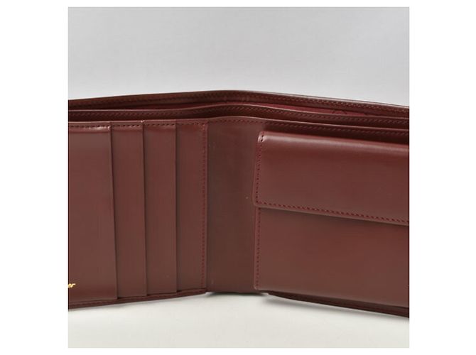 Billetera bi-fold Cartier en Burdeos - vista 6