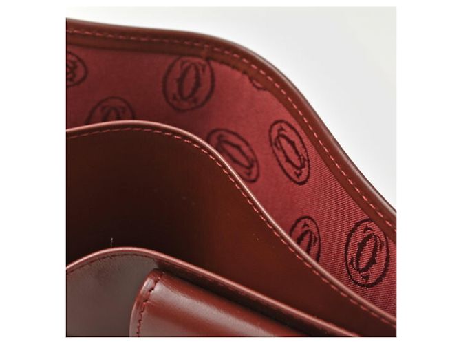 Billetera bi-fold Cartier en Burdeos - vista 8