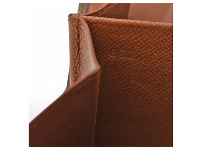 Billetera bi-fold Monogram Louis Vuitton Castaño - vista 18