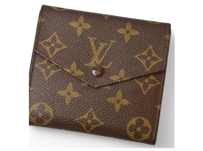 Billetera bi-fold Monogram Louis Vuitton Castaño - vista 2