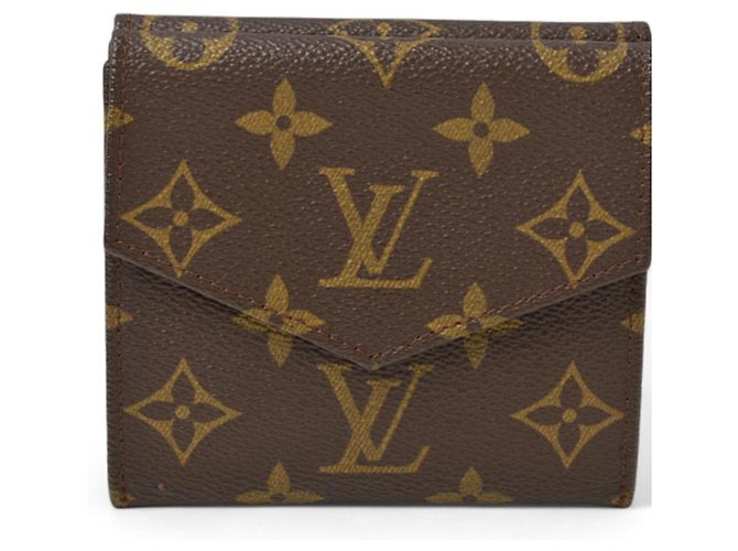 Billetera bi-fold Monogram Louis Vuitton Castaño - vista 3