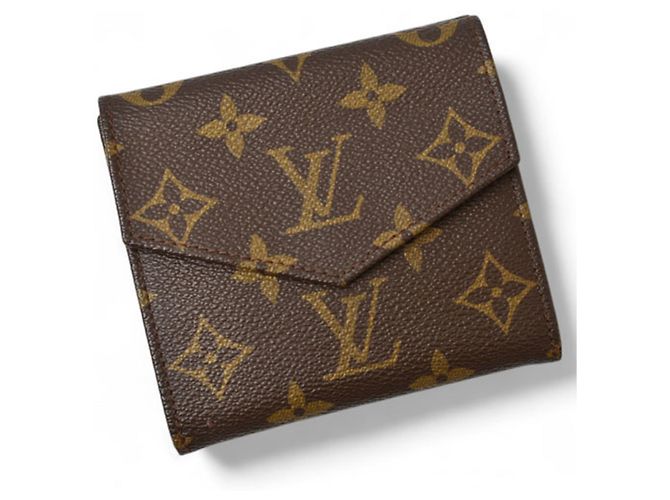 Billetera bi-fold Monogram Louis Vuitton Castaño - vista 4
