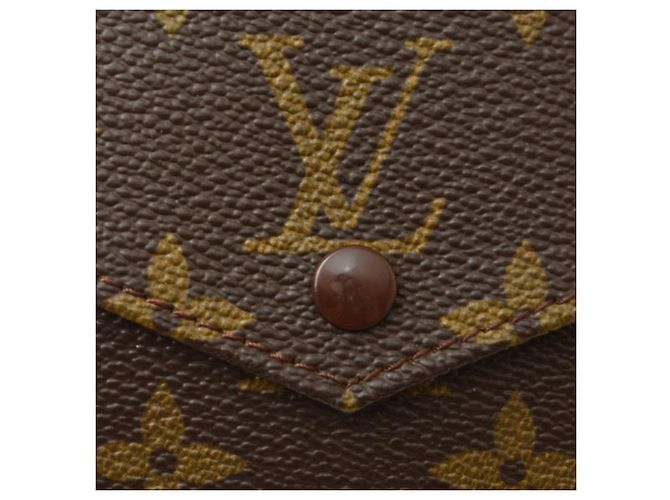 Billetera bi-fold Monogram Louis Vuitton Castaño - vista 5
