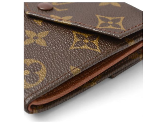 Billetera bi-fold Monogram Louis Vuitton Castaño - vista 6