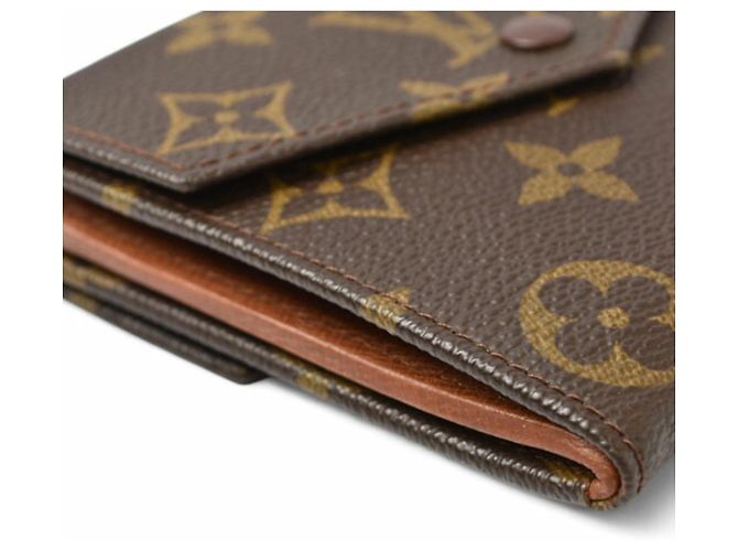 Billetera bi-fold Monogram Louis Vuitton Castaño - vista 7