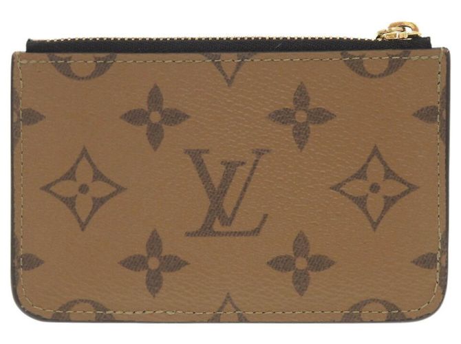 Tarjetero Romy Monogram Reverse de Louis Vuitton Castaño - vista 4