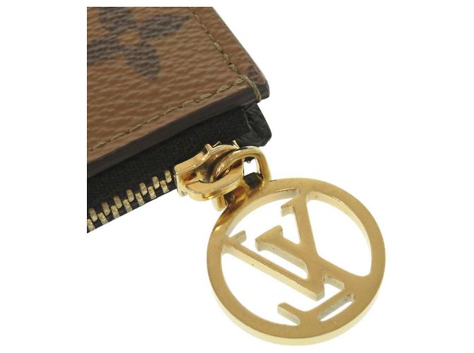Tarjetero Romy Monogram Reverse de Louis Vuitton Castaño - vista 8