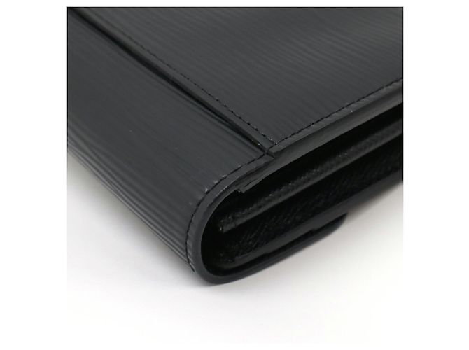 Portefeuille Long Bi-fold Sarah Epi Louis Vuitton Noir - vue 4