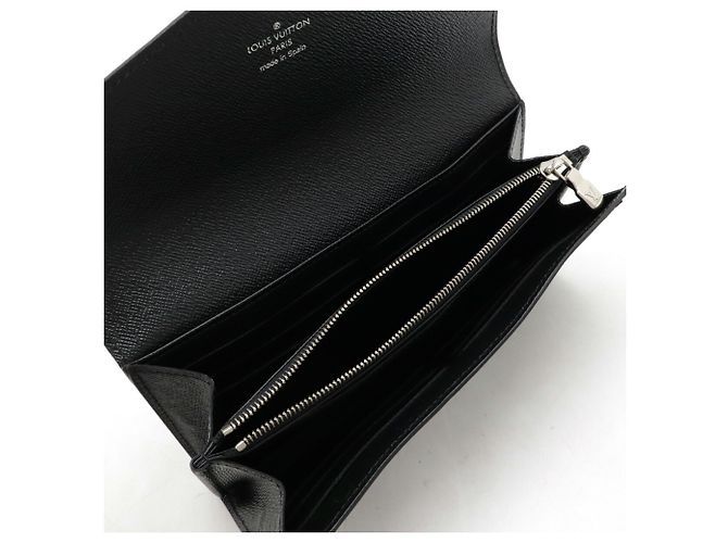 Portefeuille Long Bi-fold Sarah Epi Louis Vuitton Noir - vue 5