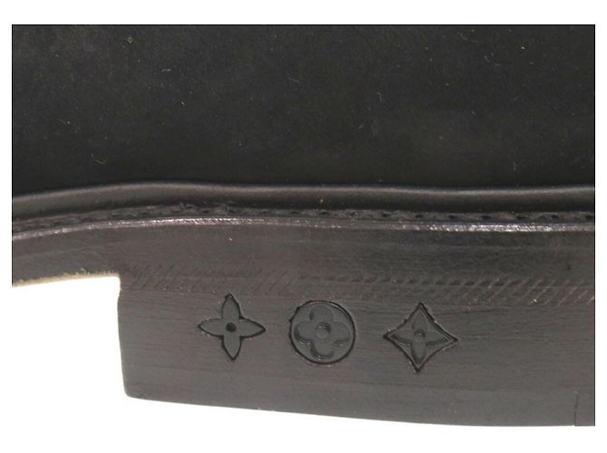 Scarpe da lavoro in suede Flex Derby di Louis Vuitton Nero - vista 10