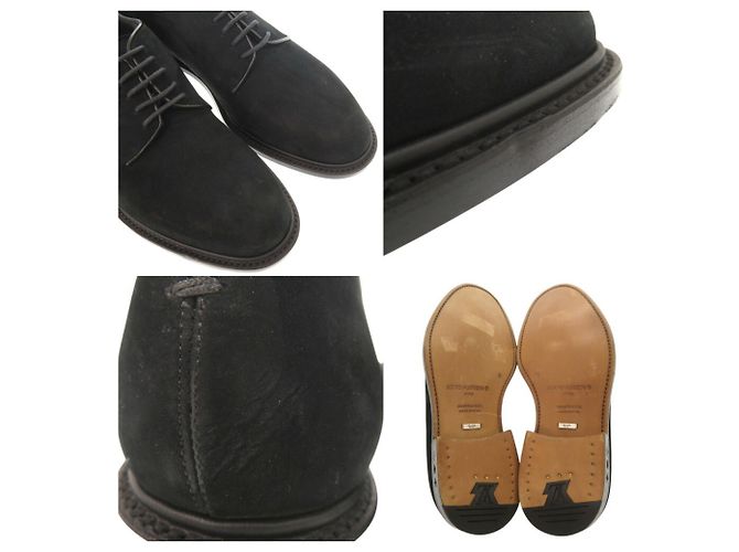 Scarpe da lavoro in suede Flex Derby di Louis Vuitton Nero - vista 11