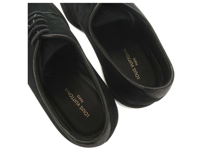 Scarpe da lavoro in suede Flex Derby di Louis Vuitton Nero - vista 7