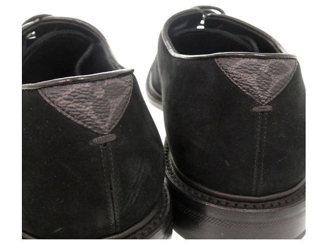 Scarpe da lavoro in suede Flex Derby di Louis Vuitton Nero - vista 8