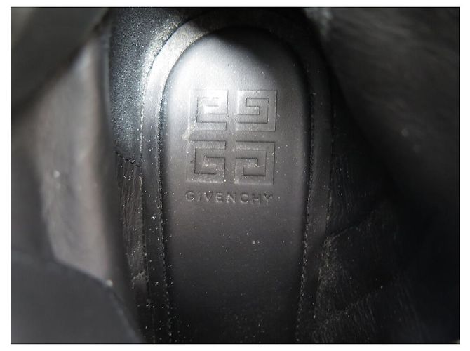 ZAPATOS GIVENCHY BOTINES DE PIEL TERRA NEGRO BE603QE1AU 40 BOTAS COMBAT - vista 9