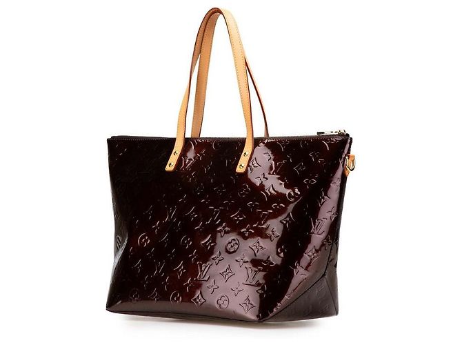 Borsa a Spalla Louis Vuitton Bellevue GM Monogram Vernis Porpora - vista 2