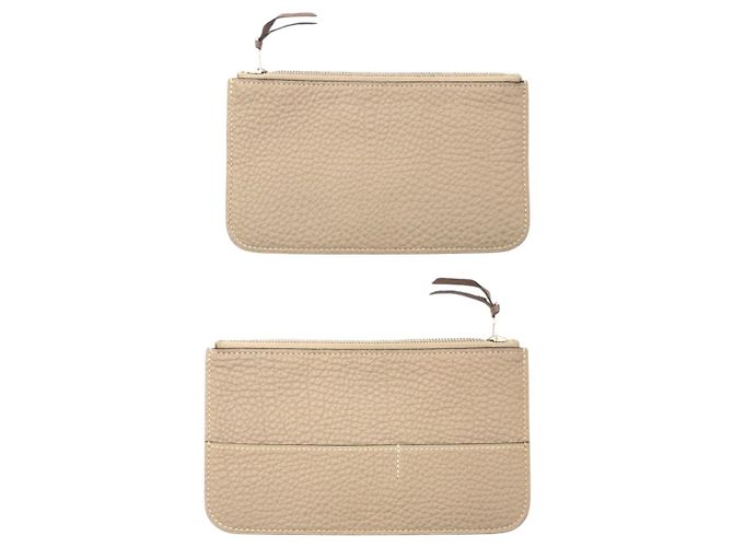 Hermès Portafoglio Lungo Hermes Dogon GM Togo Marrone - vista 5