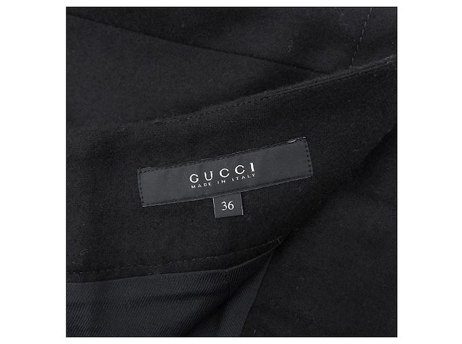 Falda de lana y cachemira Gucci negra Negro - vista 6