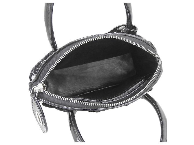 Borsa Lockit BB in Monogram Vernis Louis Vuitton Nera Nero Porpora - vista 3