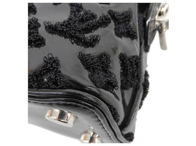 Borsa Lockit BB in Monogram Vernis Louis Vuitton Nera Nero Porpora - vista 5