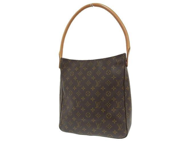 Borsa a Spalla Louis Vuitton Monogram Looping GM M51145 Marrone - vista 2