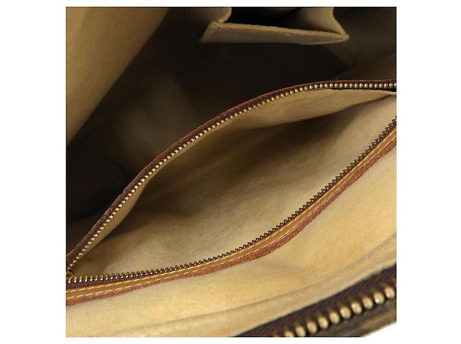 Borsa a Spalla Louis Vuitton Monogram Looping GM M51145 Marrone - vista 5