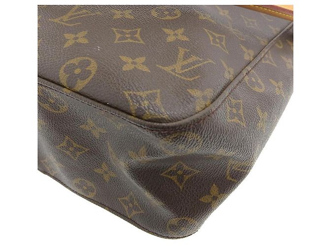 Borsa a Spalla Louis Vuitton Monogram Looping GM M51145 Marrone - vista 6