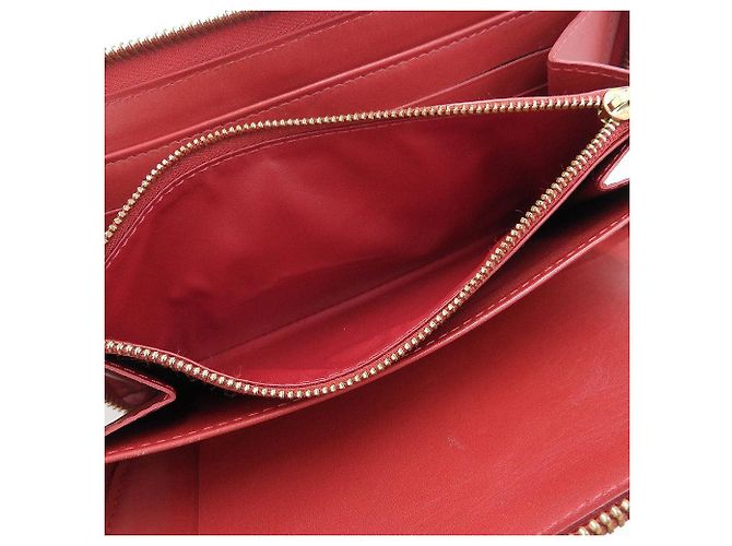 Cartera Zippy Organizer Monogram Vernis Louis Vuitton Roja - vista 4