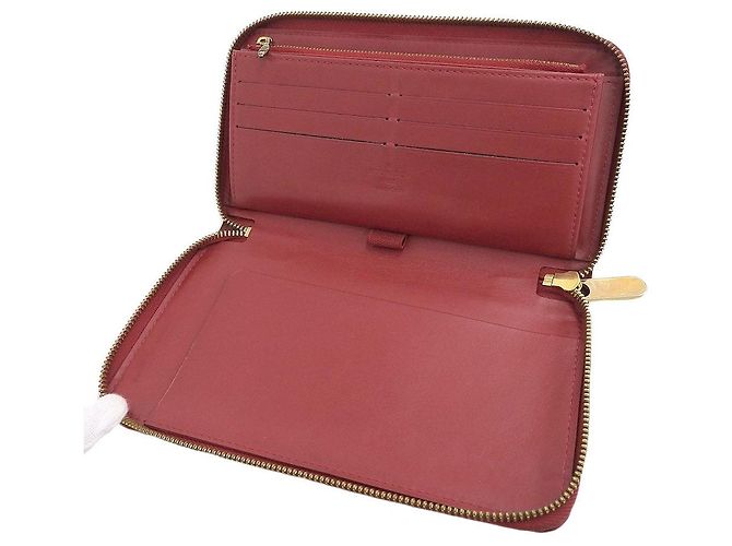 Cartera Zippy Organizer Monogram Vernis Louis Vuitton Roja - vista 8