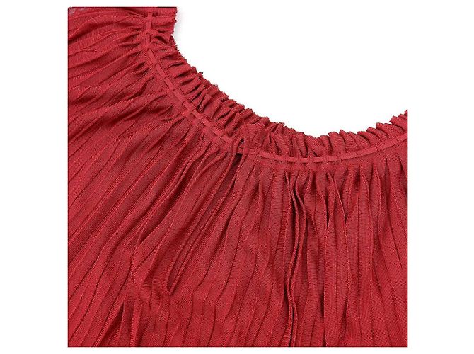 Top rojo recogido Gucci XS Roja - vista 3