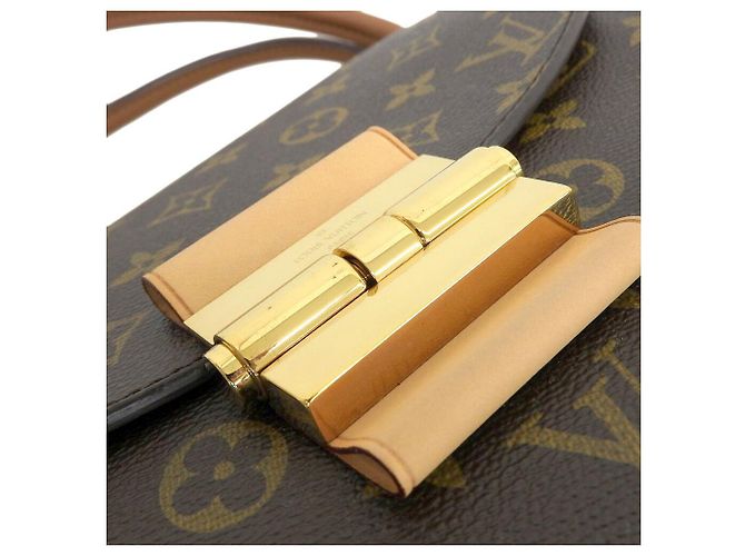 Monogramm Leder Handtasche Louis Vuitton M40580 Braun - Ansicht 5