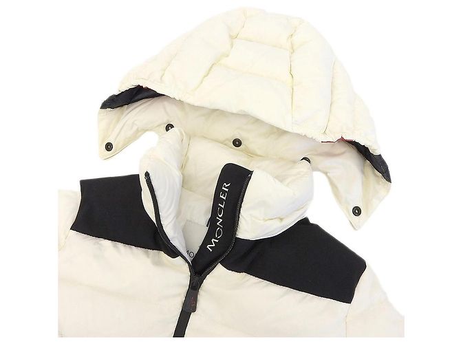 Chaqueta de Plumas Moncler Kids Negro Blanco - vista 3