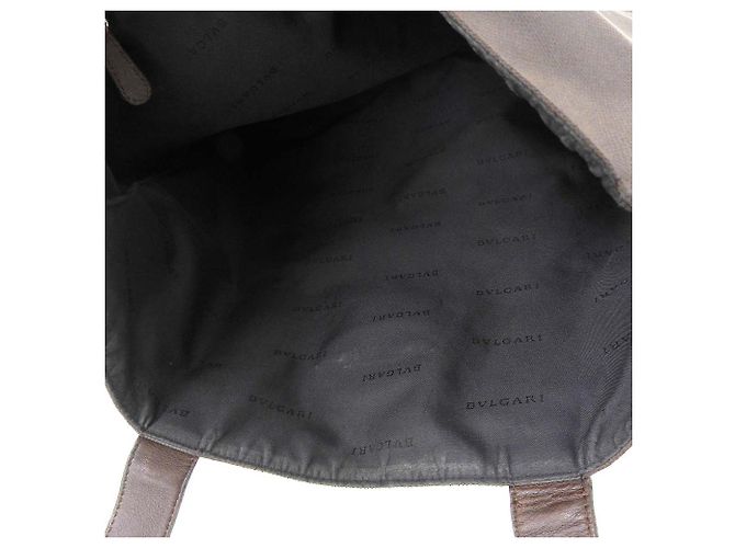 Bulgari Bvlgari Canvas Tragetasche Braun - Ansicht 6