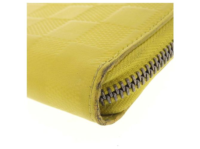 Portafoglio verticale Zippy Damier Infini Louis Vuitton Verde - vista 3