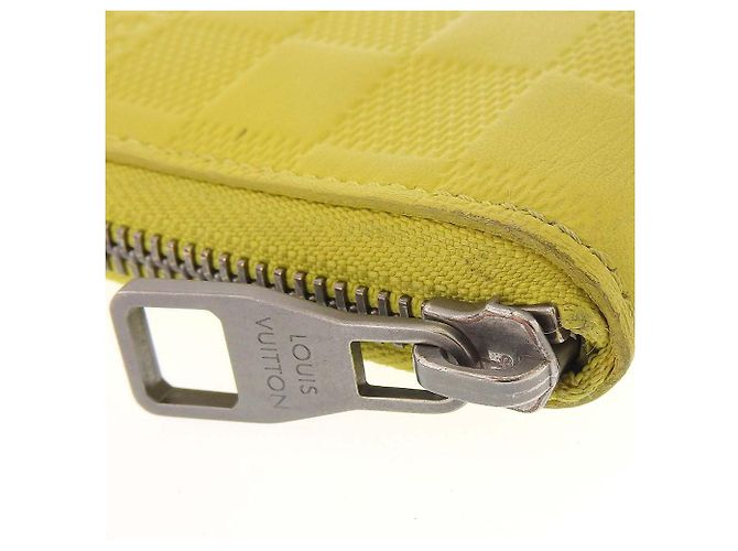 Portafoglio verticale Zippy Damier Infini Louis Vuitton Verde - vista 4
