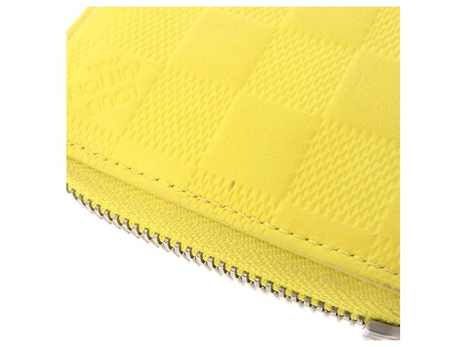 Portafoglio verticale Zippy Damier Infini Louis Vuitton Verde - vista 5