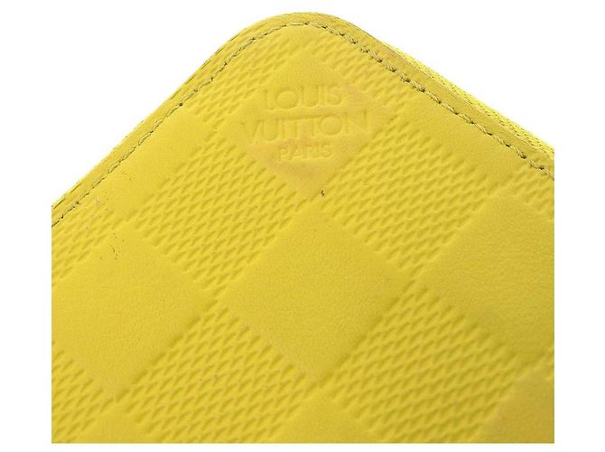 Portafoglio verticale Zippy Damier Infini Louis Vuitton Verde - vista 6