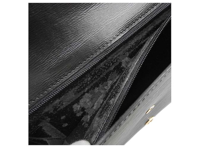 Borsa Clutch Hublot Epi Louis Vuitton M52557 Nero - vista 4