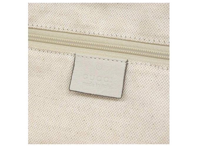Borsa a mano in tela GG Gucci beige - vista 10