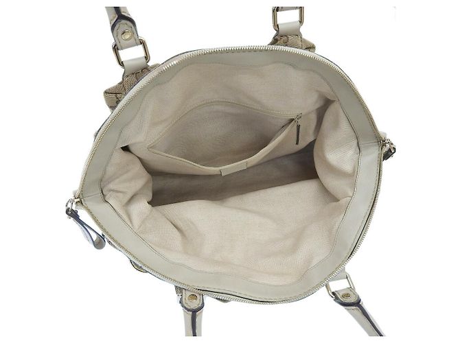Borsa a mano in tela GG Gucci beige - vista 3