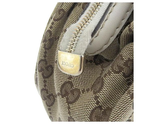 Borsa a mano in tela GG Gucci beige - vista 7
